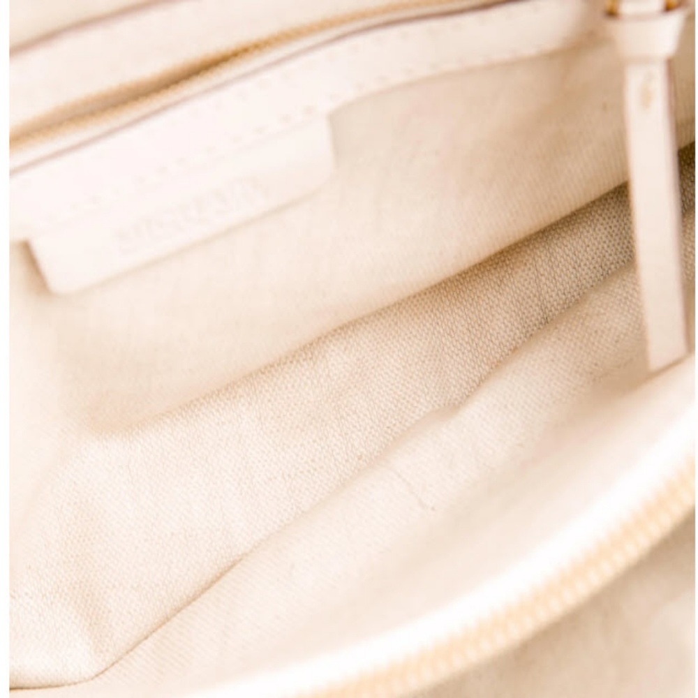 Michael Kors Cream Leather Studded Buckle Bag - Picture 4 of 5